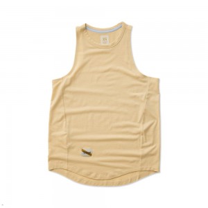 Beige Tracksmith Harrier Women's Tank | QJUBS-7491