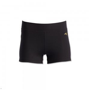 Black Tracksmith Bell Lap Women's Shorts | TSBUO-9071