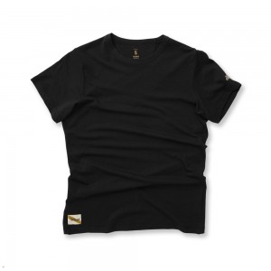 Black Tracksmith Harrier Women's Tee | VNZPA-5697