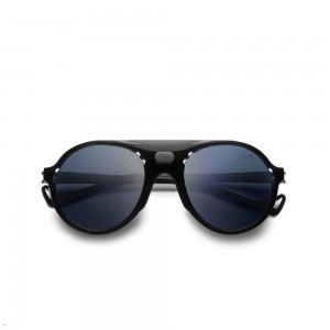 Black Tracksmith Kazu Tourer Sunglasses | OPNSW-1845