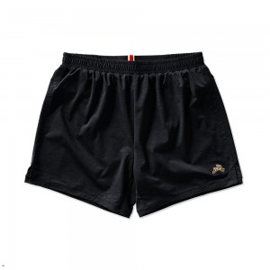 Black Tracksmith Session Men's Shorts | HRJZX-5238