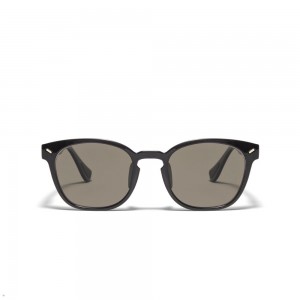 Black Tracksmith The Charles Sunglasses | LCOIW-4872