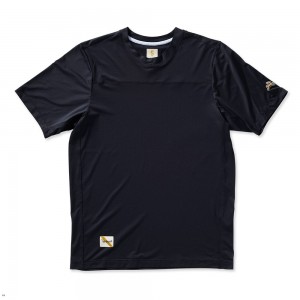 Black Tracksmith Twilight Men's Tee | DRKJB-8729