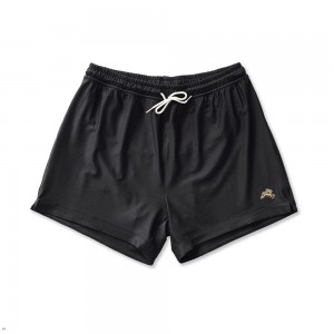 Black Tracksmith Van Cortlandt Grand Men's Shorts | TVHKU-2167