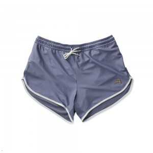 Blue Grey Tracksmith Van Cortlandt Men's Shorts | MBEZJ-7139