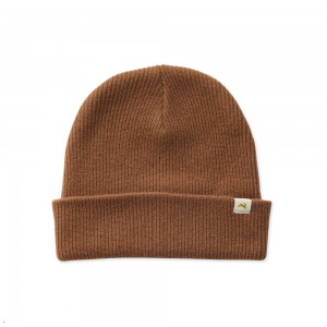 Brown Tracksmith Prospect Beanie | CLOWM-5710