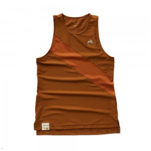 Brown Tracksmith Van Cortlandt Women's Singlet | TMGCU-8203