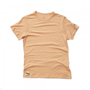 Coral Tracksmith Harrier Women's Tee | VQPBM-1096