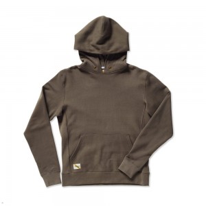 Dark Grey Tracksmith Trackhouse Men's Sweatshirt | QITYO-5034