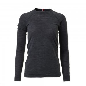 Grey Tracksmith Brighton Women's Base Layer | HBVOX-3058