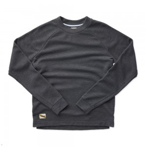 Grey Tracksmith Rapid Transit Crew Men's Sweatshirt | APIFL-4830