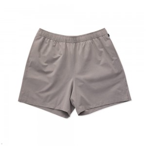 Grey Tracksmith Rapid Transit Men's Shorts | DKFZU-9265