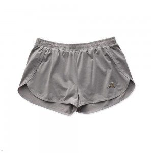 Grey Tracksmith Session Women's Shorts | PEOVQ-2376