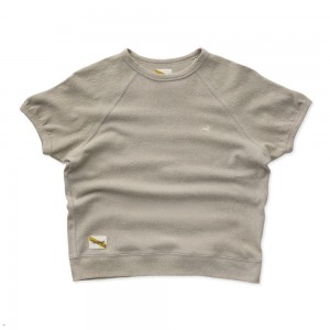 Grey Tracksmith Terry Crew Women's Shirts | SBOLW-5143