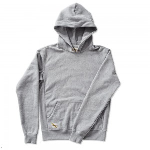 Grey Tracksmith Trackhouse Men's Sweatshirt | VMZSU-3714