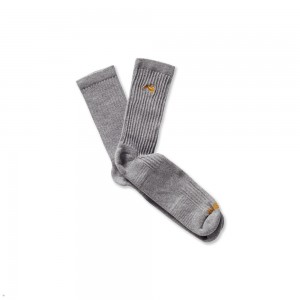 Grey Tracksmith Trackhouse Tube Sock | XJRAS-6798