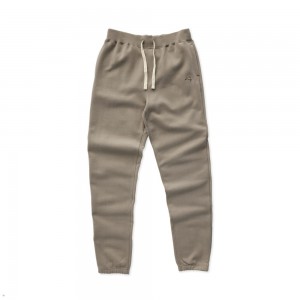 Khaki Tracksmith Trackhouse Men's Sweatpants | AFNHD-8513