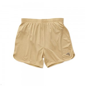 Khaki Tracksmith Twilight Men's Shorts | QVTXB-0754