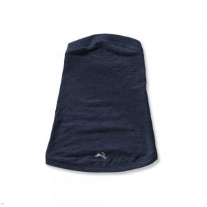 Navy Tracksmith Brighton Neck Warmer | EIHWY-7124