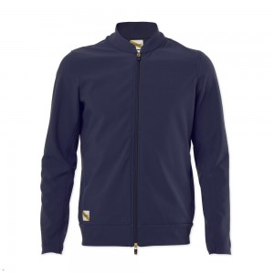 Navy Tracksmith Nor'Easter Women's Jacket | DHQAB-3498