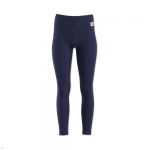 Navy Tracksmith Turnover Women's Tights | TIKXC-1289