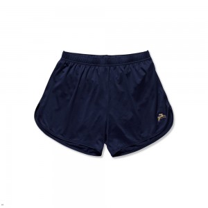 Navy Tracksmith Twilight Women's Shorts | YGLAO-5083