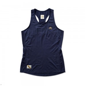 Navy Tracksmith Twilight Women's Tank | XCMZV-9076