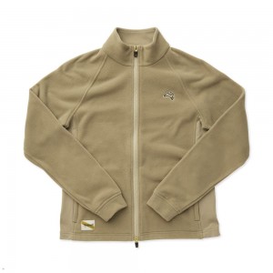 Olive Tracksmith Franklin Fleece Women's Jacket | LZPDT-9210