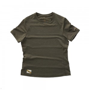 Olive Tracksmith Session Women's Tee | JLOGH-7630