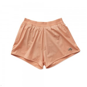 Orange Tracksmith Session Speed Men's Shorts | XPIOU-7105