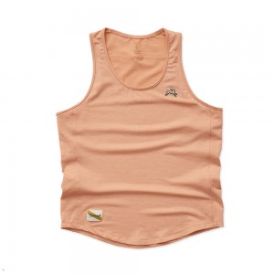 Orange Tracksmith Session Women's Tank | SRQMZ-9580