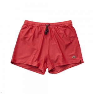 Red Tracksmith Van Cortlandt Grand Men's Shorts | OGYPW-6490