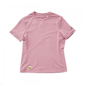 Rose Tracksmith Session Women's Tee | TFWOG-6538