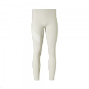 White Tracksmith NDO Men's Tights | YXWPQ-3417