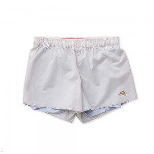 White Tracksmith Rain Women's Shorts | FOCJI-2163