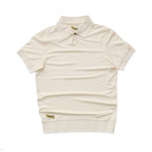 White Tracksmith Rapid Transit Polo Women's Shirts | KMFNS-9763