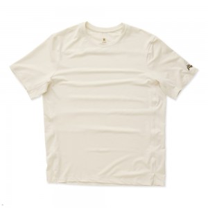 White Tracksmith Session Men's Tee | RCNHW-5683