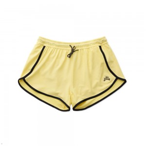 Yellow Tracksmith Van Cortlandt Women's Shorts | DIHWY-3620