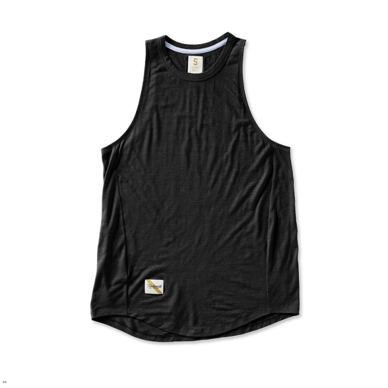 Black Tracksmith Harrier Women\'s Tank | TVYZR-4257