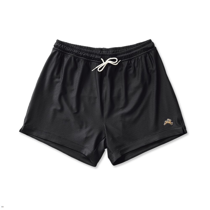 Black Tracksmith Van Cortlandt Grand Men\'s Shorts | TVHKU-2167