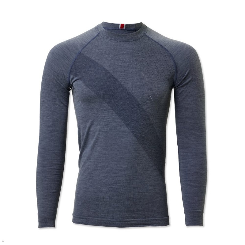 Blue Tracksmith Brighton Men\'s Base Layer | XGRZS-3152