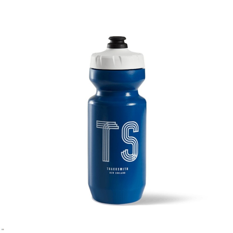 Blue Tracksmith Water Bottle Other Accessories | VPTSM-2813