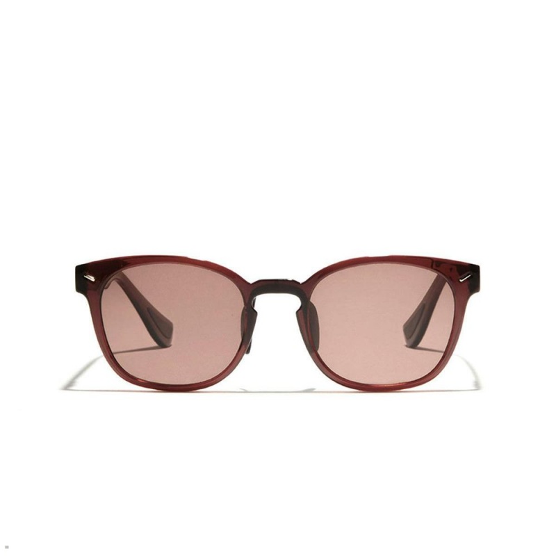 Burgundy Tracksmith The Charles Sunglasses | QDJVC-8724