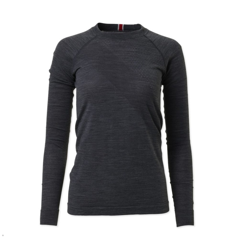 Grey Tracksmith Brighton Women\'s Base Layer | HBVOX-3058