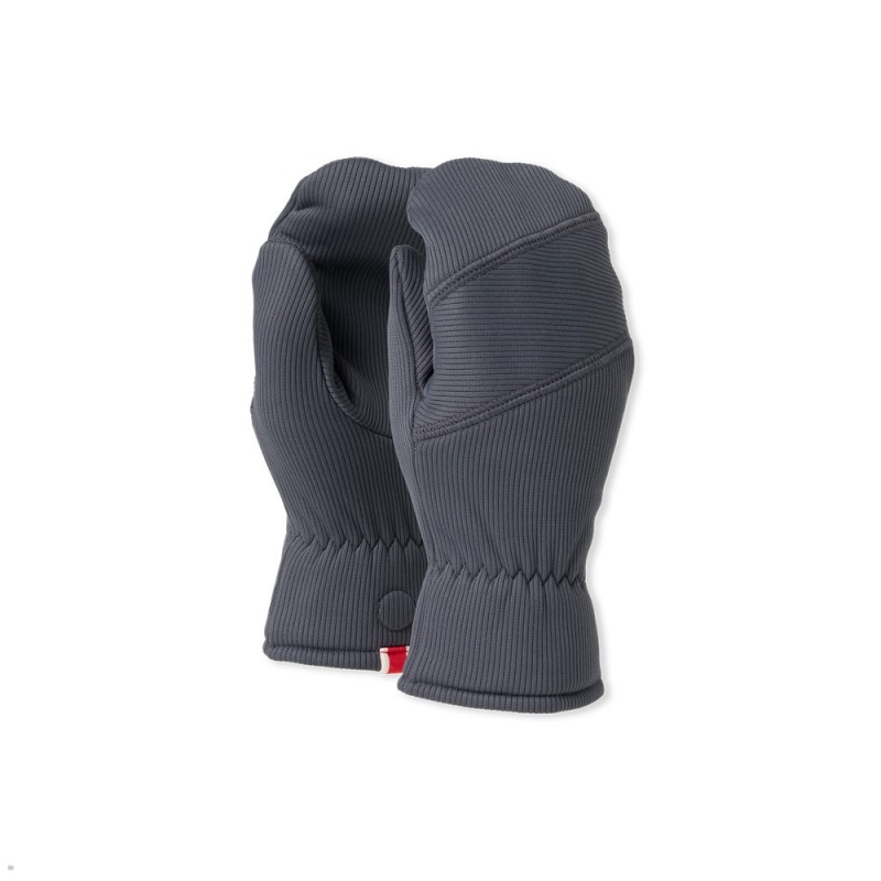 Grey Tracksmith Fens Mittens Gloves | PUOJY-3412