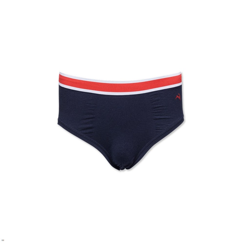 Navy Tracksmith Brighton Briefs Men\'s Underwear | YFAWK-1762