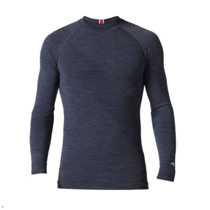 Navy Tracksmith Brighton Men\'s Base Layer | BFMNQ-0953