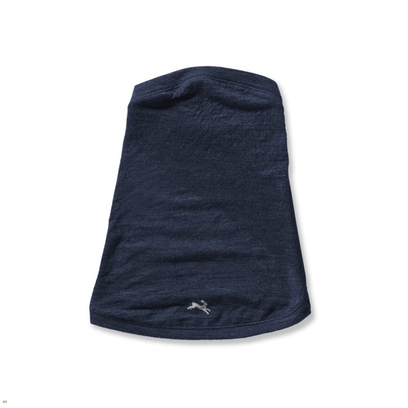 Navy Tracksmith Brighton Neck Warmer | EIHWY-7124