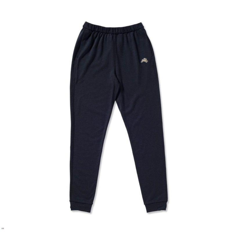 Navy Tracksmith Downeaster Women\'s Pants | EHLDN-7935