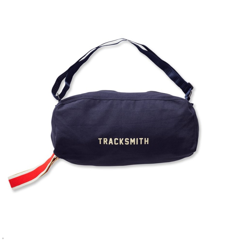 Navy Tracksmith Shoe Bags | YFRZK-2463